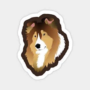 SimpliciTee - Sable Shetland Sheepdog Sticker